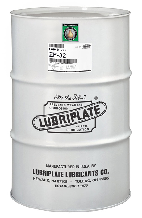 LUBRIPLATE ZF-32 HEAVY-DUTY, ZINC-FREE, EXTENDED LIFE, HYDRAULIC FLUIDS L0948-062 (55GL/DRUM)